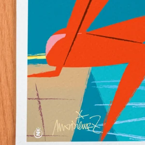 Affiche provence Signée Monsieur Z, Tirage d'art,