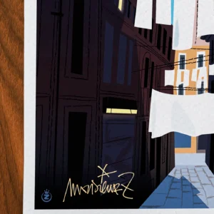 Affiche Marseille Signée Monsieur Z, Tirage d'art,