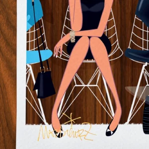 Affiche Salle d'attente Signée Monsieur Z, Tirage d'art,