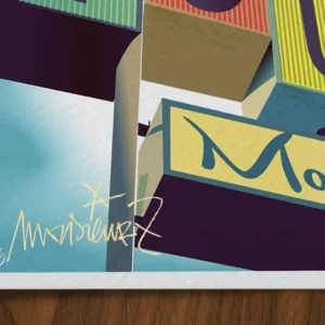 Affiche Enseigne Signée Monsieur Z, Tirage d'art,