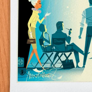 Affiche Los angeles Signée Monsieur Z, Tirage d'art,