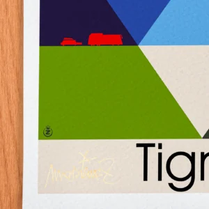 Affiche Tignes Signée Monsieur Z, Tirage d'art,