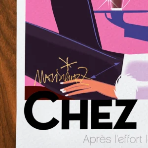 Affiche Montagne Signée Monsieur Z, Tirage d'art,