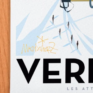 Affiche Montagne Signée Monsieur Z, Tirage d'art,