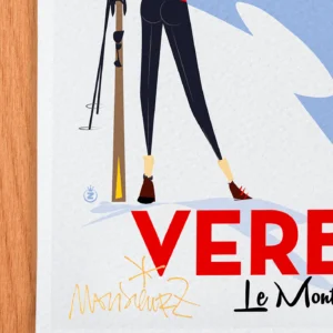 Affiche Montagne Signée Monsieur Z, Tirage d'art,