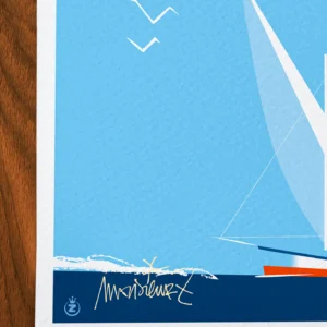 Affiche toulon Signée Monsieur Z, Tirage d'art,