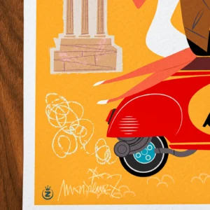 Affiche rome Signée Monsieur Z, Tirage d'art,