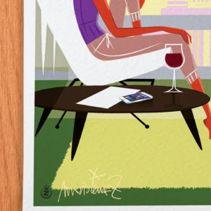 Affiche mode Signée Monsieur Z, Tirage d'art,