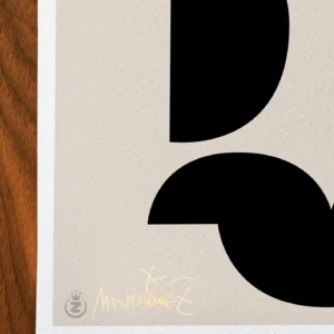 Affiche abstrait Signée Monsieur Z, Tirage d'art,
