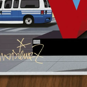 Affiche New york love Signée Monsieur Z, Tirage d'art,