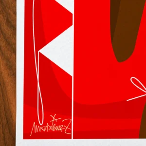 Affiche mode Signée Monsieur Z, Tirage d'art,