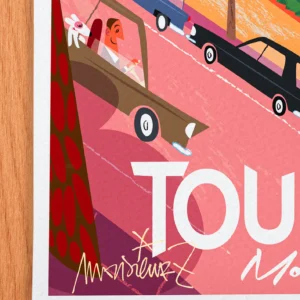 Affiche toulon Signée Monsieur Z, Tirage d'art,