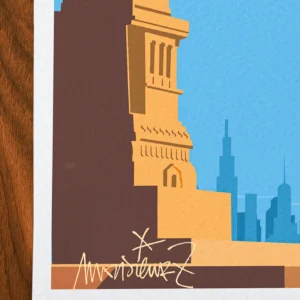 Affiche USA Signée Monsieur Z, Tirage d'art,