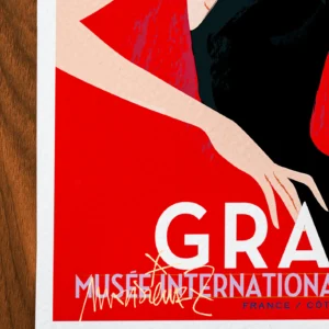 Affiche Côte d'azur Signée Monsieur Z, Tirage d'art,