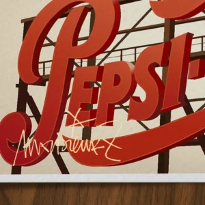 Affiche pepsi cola Signée Monsieur Z, Tirage d'art,