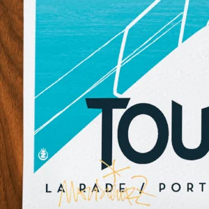 Affiche toulon Signée Monsieur Z, Tirage d'art,