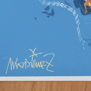 Affiche Suisses Signée Monsieur Z, Tirage d'art,
