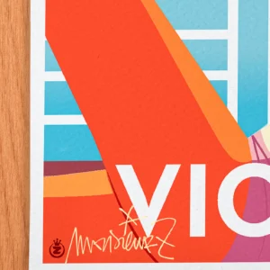 Affiche ville Signée Monsieur Z, Tirage d'art,
