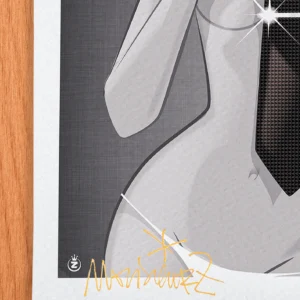 Affiche playboy Signée Monsieur Z, Tirage d'art,