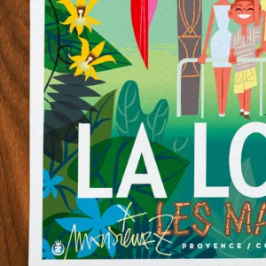 Affiche ville Signée Monsieur Z, Tirage d'art,