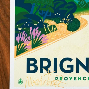 Affiche Brignoles Signée Monsieur Z, Tirage d'art,