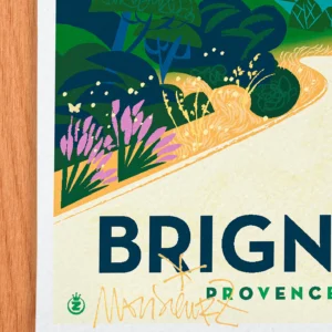 Affiche Brignoles Signée Monsieur Z, Tirage d'art,