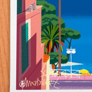 Affiche Toulon Signée Monsieur Z, Tirage d'art,