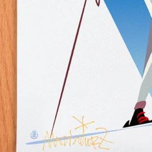 Affiche montagne Signée Monsieur Z, Tirage d'art,