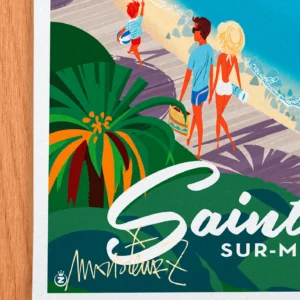 Affiche saint-cyr Signée Monsieur Z, Tirage d'art,