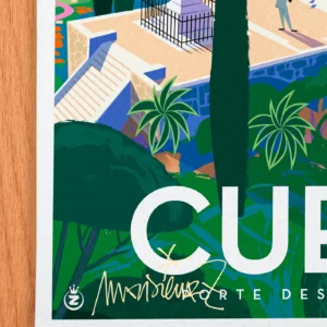 Affiche cuers Signée Monsieur Z, Tirage d'art,