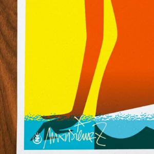 Affiche mode Signée Monsieur Z, Tirage d'art,