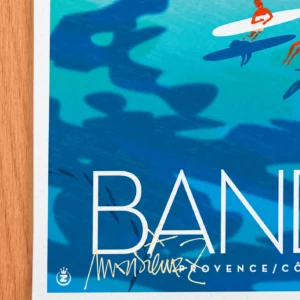 Affiche bandol Signée Monsieur Z, Tirage d'art,