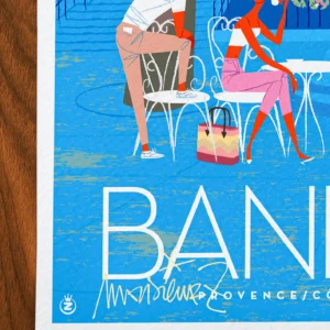 Affiche bandol Signée Monsieur Z, Tirage d'art,