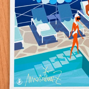 Affiche Mode Signée Monsieur Z, Tirage d'art,
