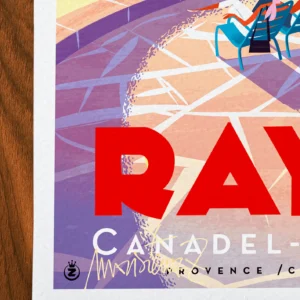 Affiche Rayol Signée Monsieur Z, Tirage d'art,