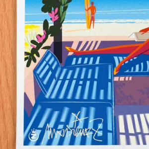 Affiche Corse Signée Monsieur Z, Tirage d'art,