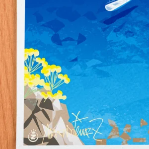 Affiche Corse Signée Monsieur Z, Tirage d'art,
