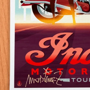 Affiche Idian Signée Monsieur Z, Tirage d'art,
