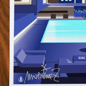 Affiche Architecture Signée Monsieur Z, Tirage d'art,