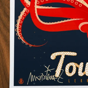 Affiche Toulon Signée Monsieur Z, Tirage d'art,
