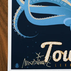Affiche Toulon Signée Monsieur Z, Tirage d'art,