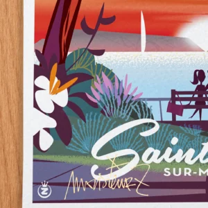Affiche Saint-cyr Signée Monsieur Z, Tirage d'art,
