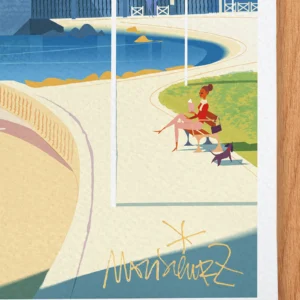 Affiche Toulon Signée Monsieur Z, Tirage d'art,