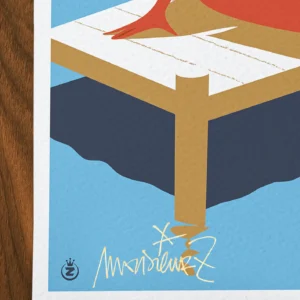 Affiche Mode Signée Monsieur Z, Tirage d'art,