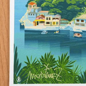 Affiche Toulon Signée Monsieur Z, Tirage d'art,