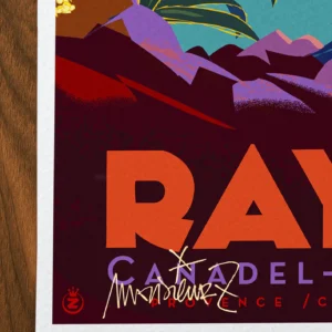 Affiche Rayol Signée Monsieur Z, Tirage d'art,