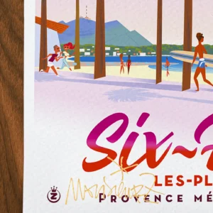 Affiche Six Four Signée Monsieur Z, Tirage d'art,