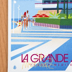 Affiche La grande Motee Signée Monsieur Z, Tirage d'art,