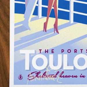 Affiche Toulon Signée Monsieur Z, Tirage d'art,