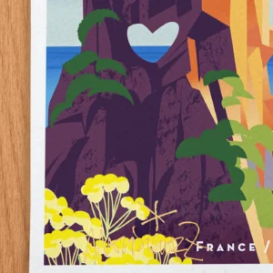 Affiche Corse Signée Monsieur Z, Tirage d'art,